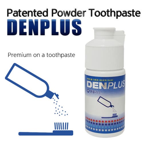 Patented Powder Toothpaste DENPLUS _ Scaling Feeling